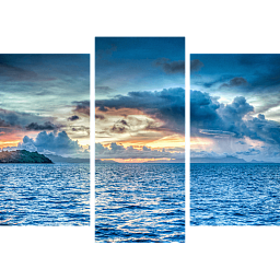 Картина «Закат и Океан 1»