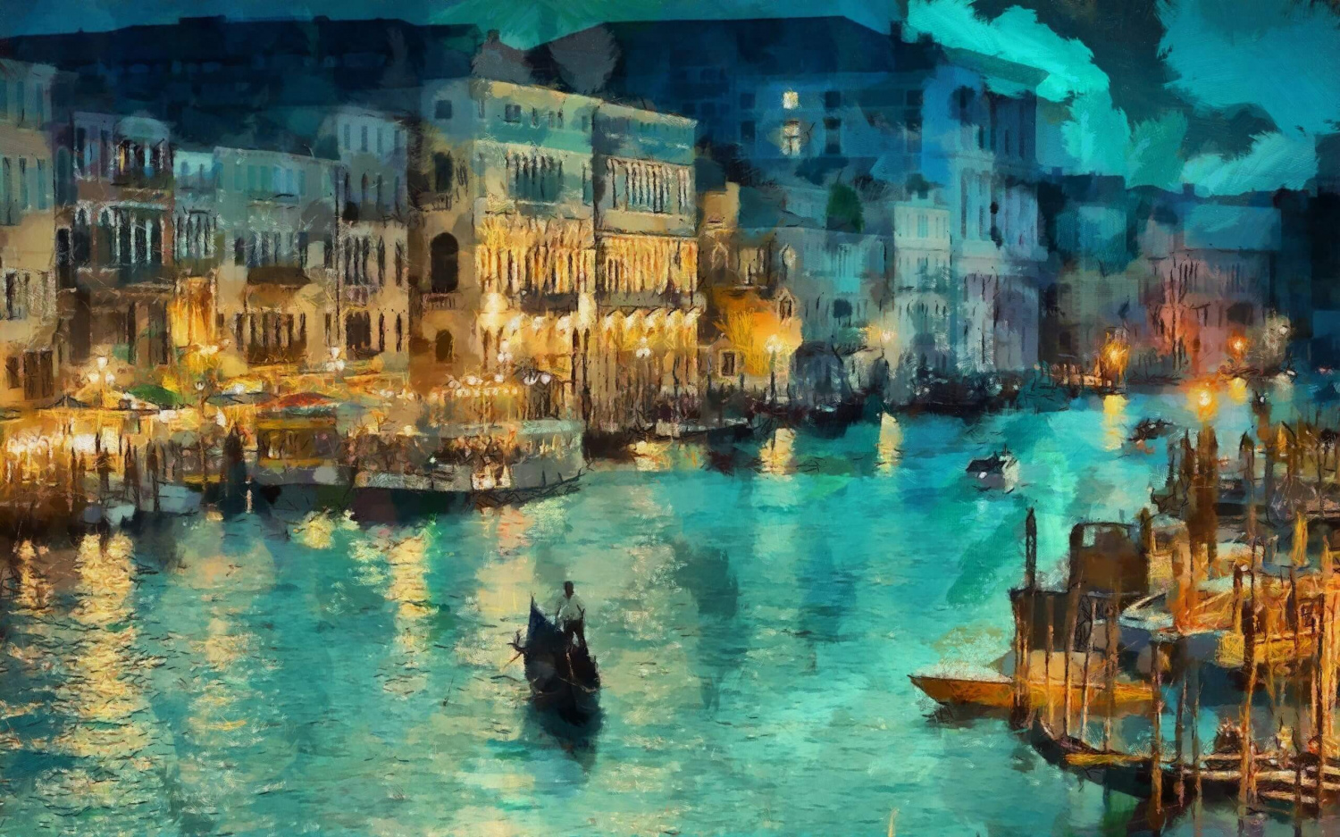 Картина «Ночная Венеция»