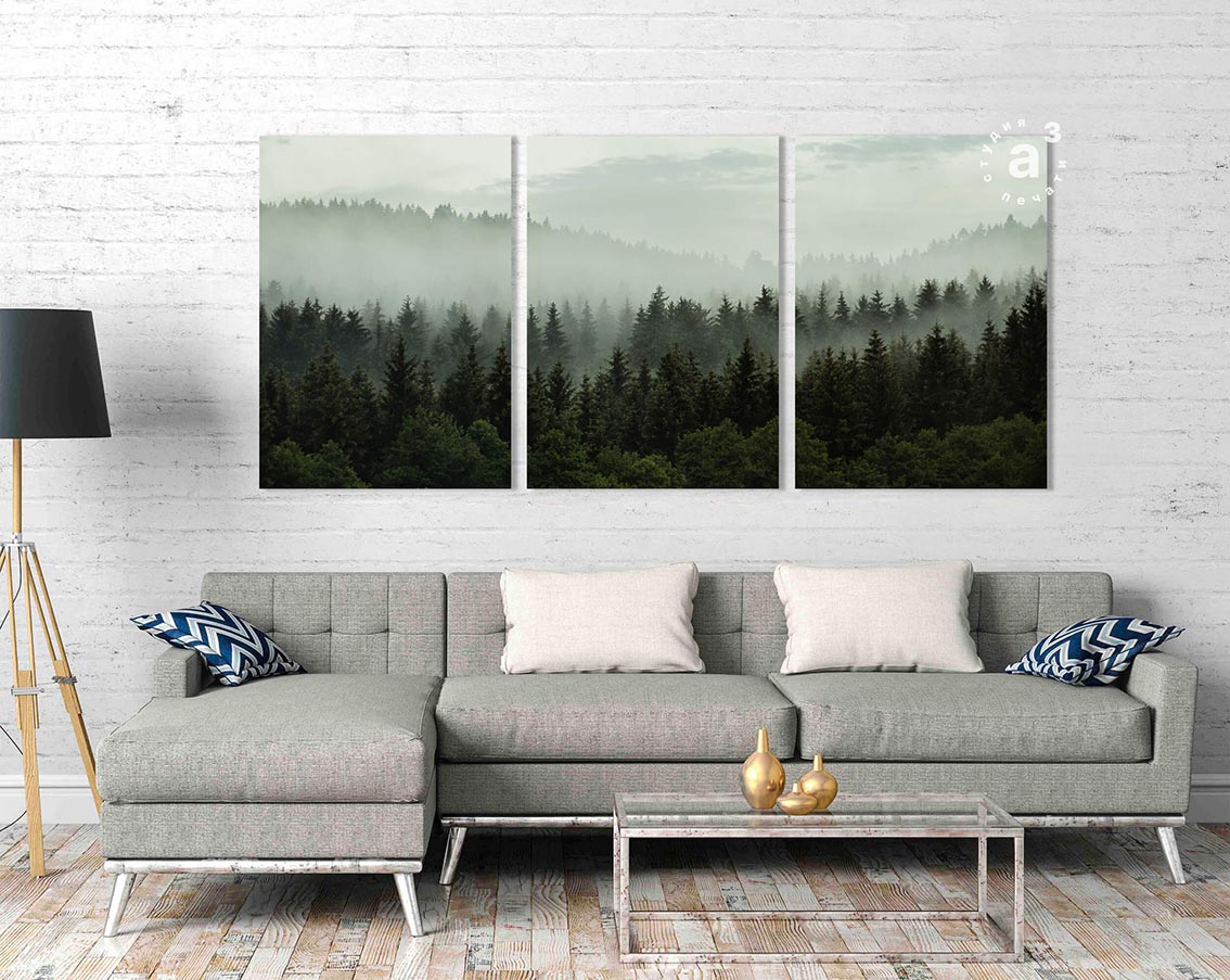 Картина «Туманный лес»
