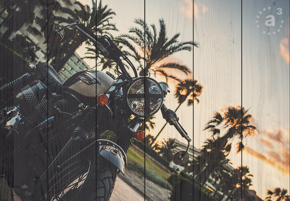 Картина «Ретро и мотоциклы 21»