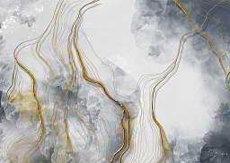 «Срез мрамора» интерьерная картина на натуральном холсте