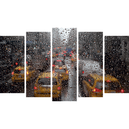 Картина «Дождь в декабре 5»