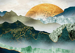 Картина «Таинственность гор»