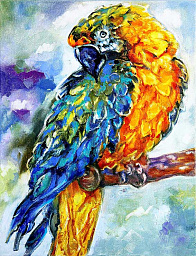 Картина «Райский попугай»