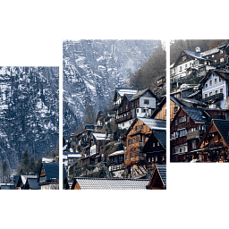 Австрийская деревня в горах 2
