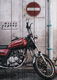 Картина «Ретро и мотоциклы 10»