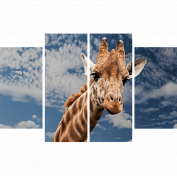 Картина «Жираф в облаках 3»