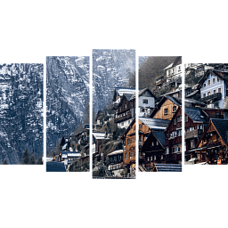 Австрийская деревня в горах 5