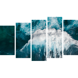 Картина «Вид сверху на океан 6»