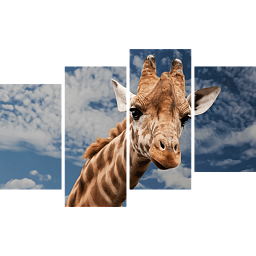 Картина «Жираф в облаках 4»