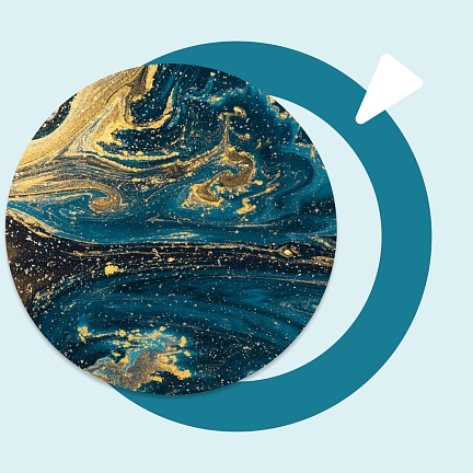 Круглая картина