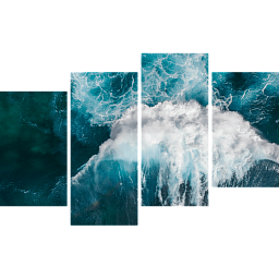 Картина «Вид сверху на океан 4»