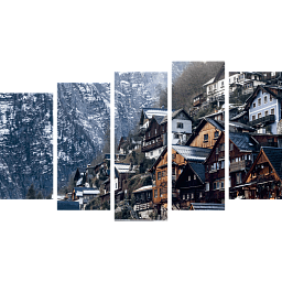 Австрийская деревня в горах 6