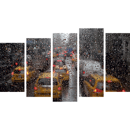 Картина «Дождь в декабре 6»