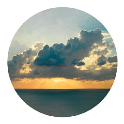 Картина «Закат под облаками»
