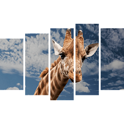 Картина «Жираф в облаках 6»